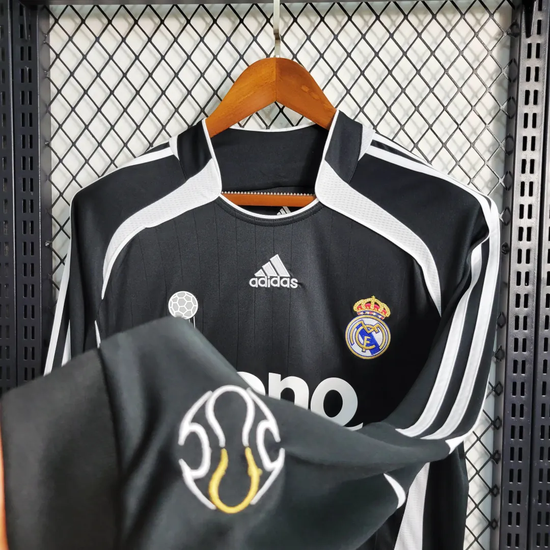 Maglia Retro Real Madrid Away 2006/07 Maniche Lunghe--7