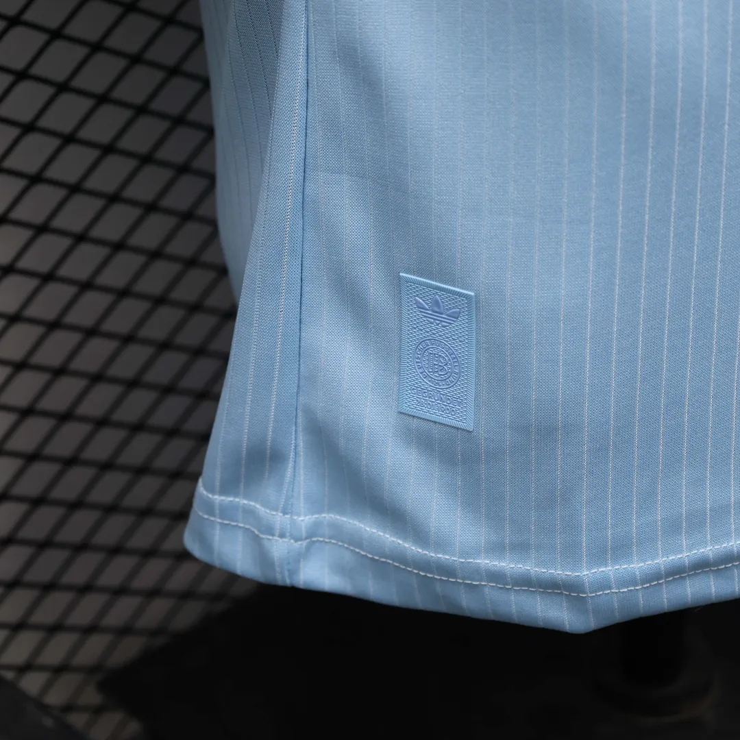 Camiseta Alemania Portero Edición 125º Aniversario 2025 Versión Jugador Azul Claro--7