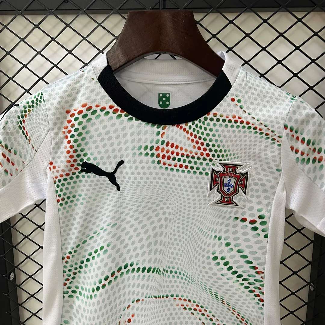 Camiseta Portugal Segunda Equipación 2025 Niño--2
