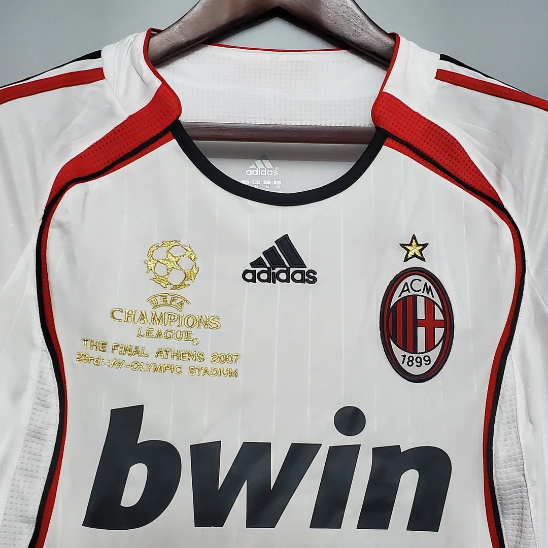 2006/2007 Retro Long Sleeve AC Milan Away Shirt--2