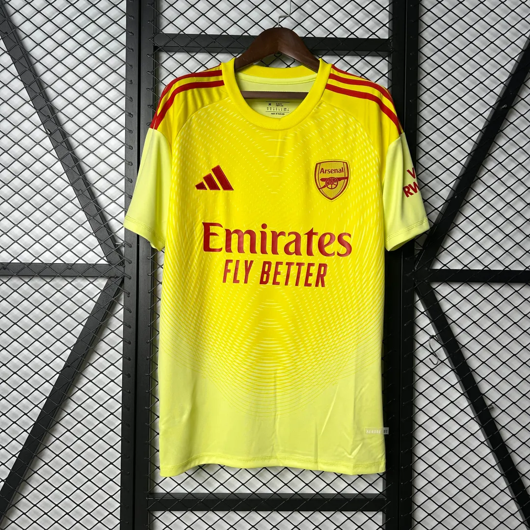 Koszulka Arsenalu bramkarska 2025/26 żółta