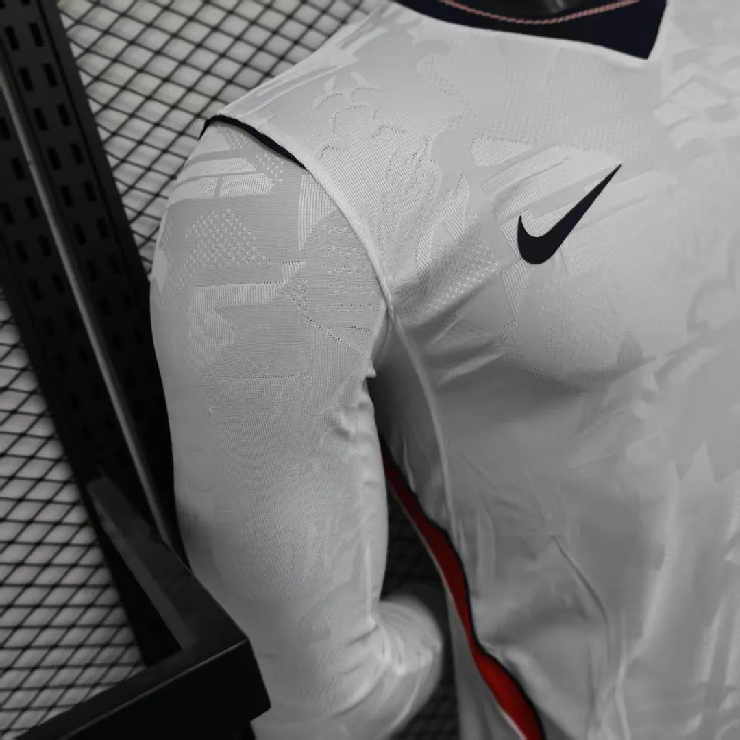 Maillot Angleterre Domicile 2026 Version Player Manches Longues--5