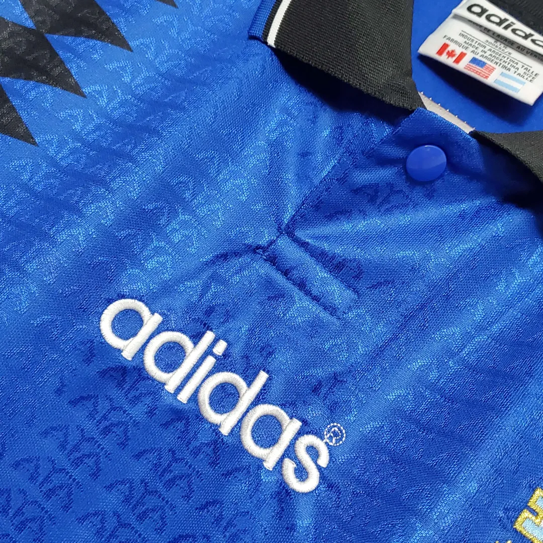 1994 Retro Argentina National Team Away Jersey--5
