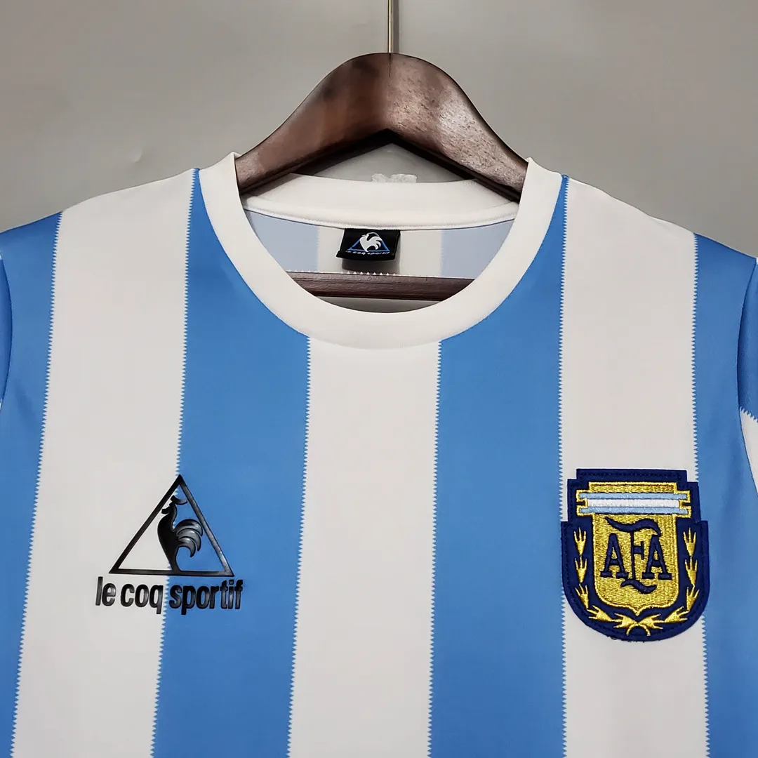 Koszulka Retro Argentyny domowa 1986--2