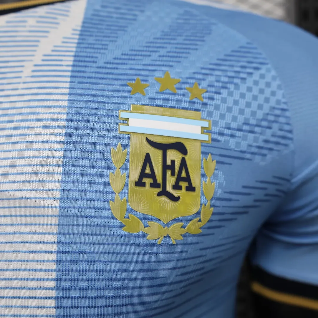 Maillot Argentine Édition Commémorative Adieu de Messi 2026 Version Player--4