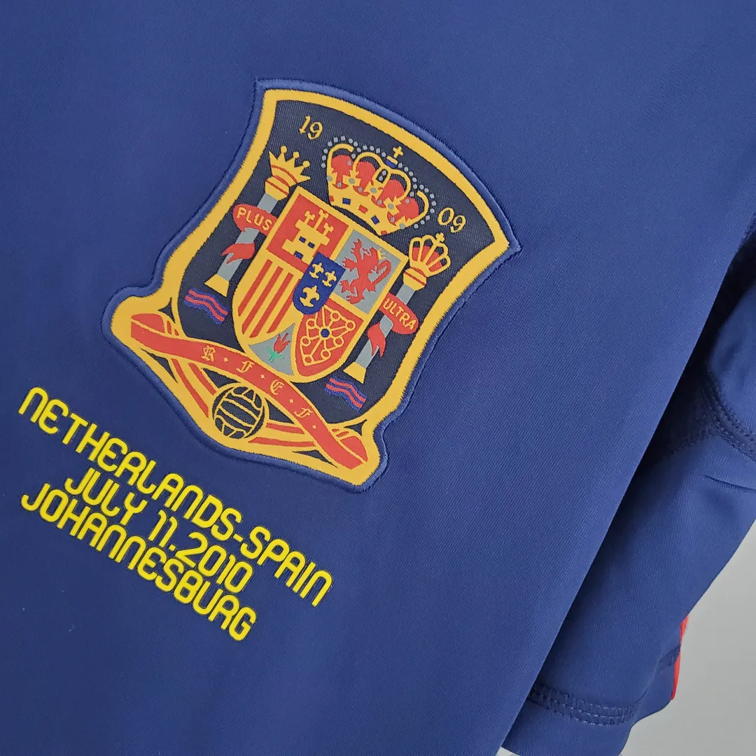 Maillot Retro Espagne Extérieur 2010--3