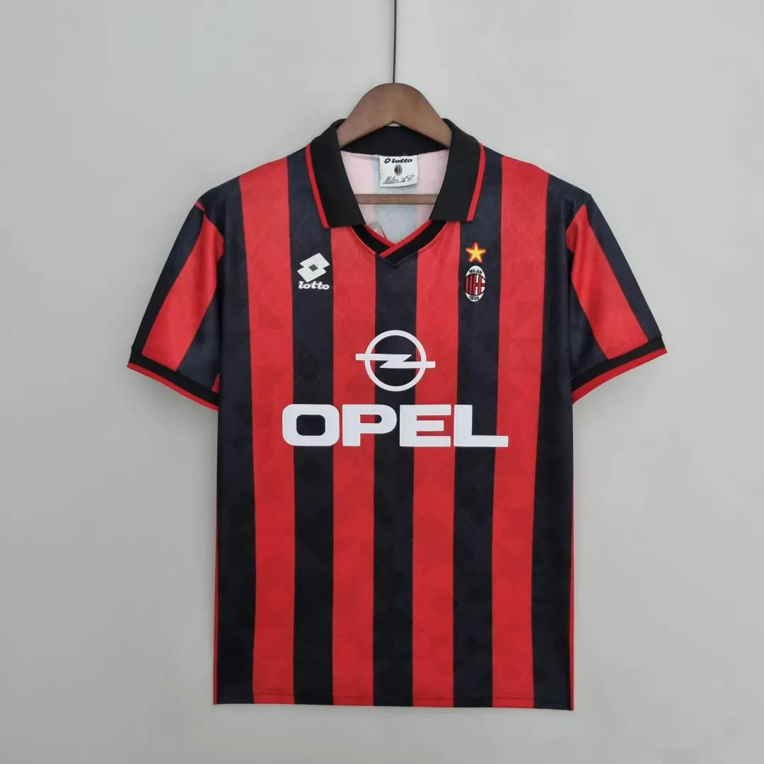 Camiseta Retro AC Milan Primera Equipación 1995/96