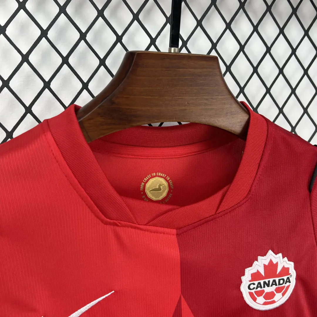 Maillot Kit Enfant Canada Domicile Coupe du Monde FIFA 2026--2