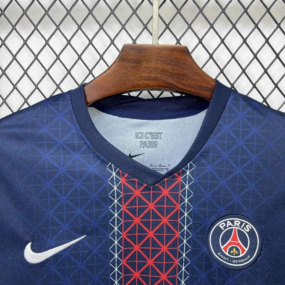 2025/2026 Long Sleeve Psg Paris Saint-Germain Home Shirt--2