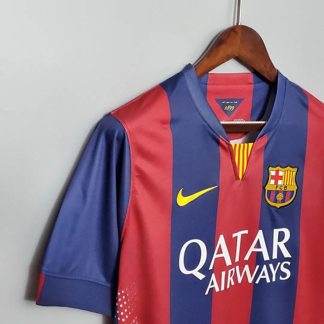 Camisola Retro Barcelona Principal 2014/15--5
