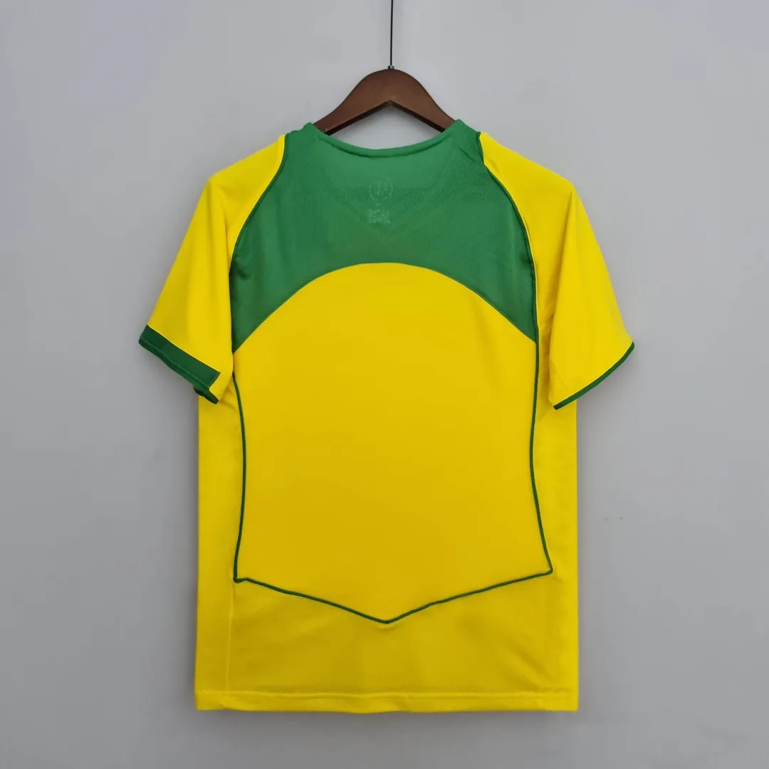2004 Retro Brazil Home Jersey--1