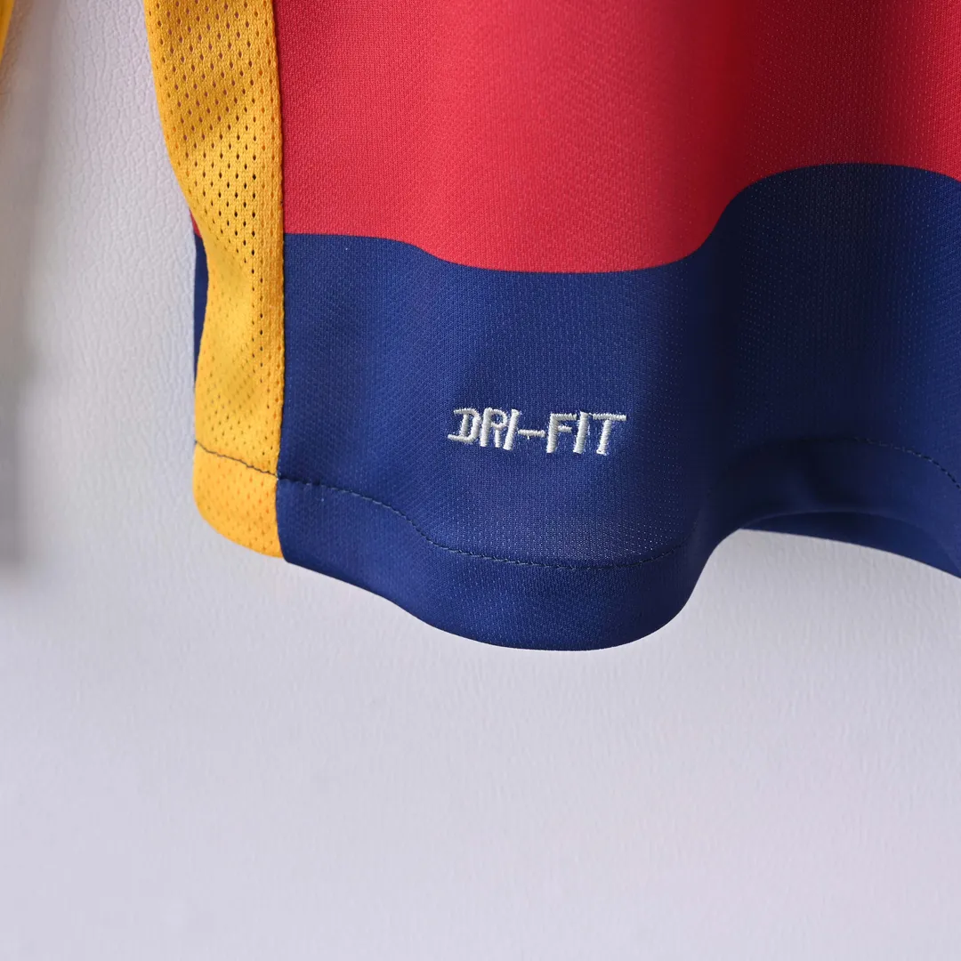 Maillot Retro Barcelone Domicile 2015/16 Manches Longues--7