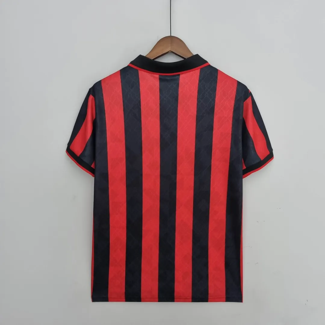Camiseta Retro AC Milan Primera Equipación 1995/96--1