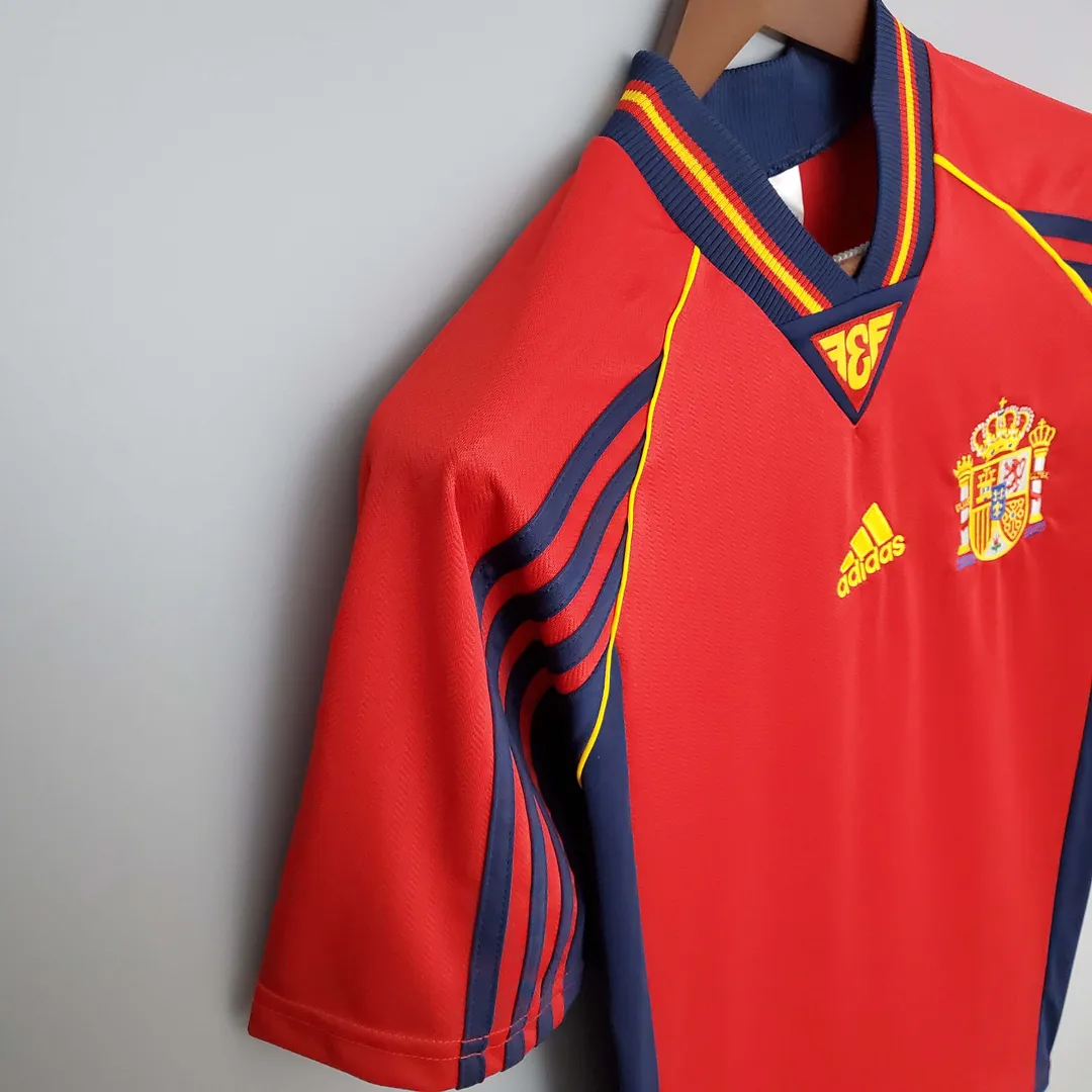 Camiseta Retro España Primera Equipación 1998--4