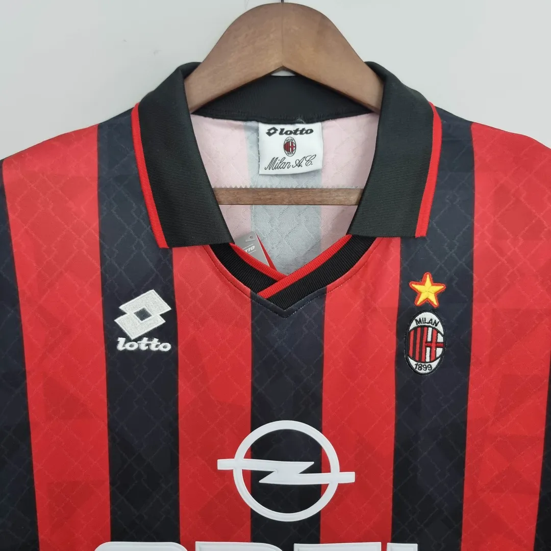 Camiseta Retro AC Milan Primera Equipación 1995/96--2