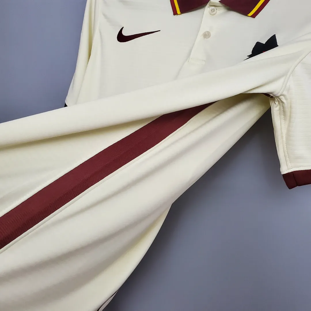 Camiseta Retro AS Roma Segunda Equipación 2020/21--6