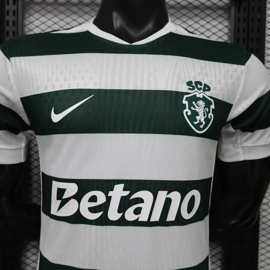 2026/2027 Player Version Sporting Lisbon Home Shirt--2