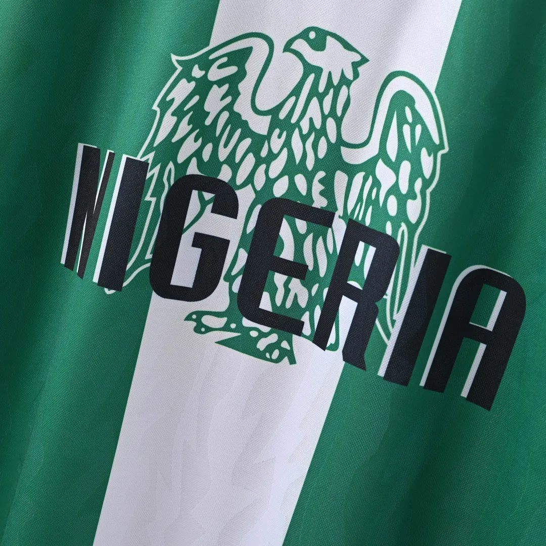 1996 Retro Nigeria National Team Home Shirt--5