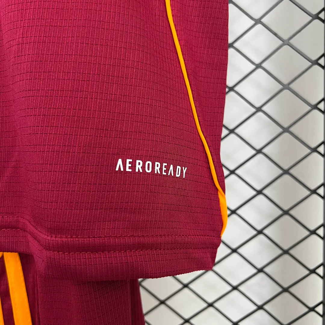 Maillot Kit Enfant AS Roma Domicile 2025/26--6