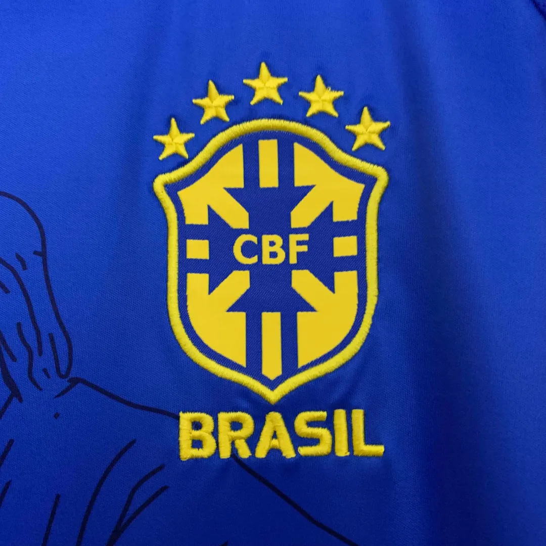 Camiseta Brasil Edición Especial Jesus 2025 Azul--5