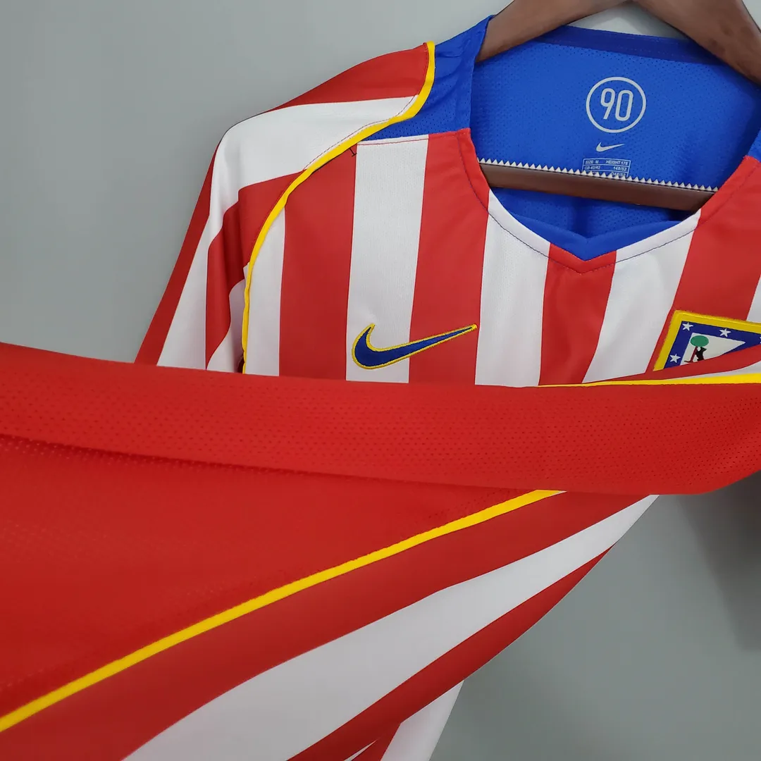 Camisola Retro Atlético de Madrid Principal 2004/05--7