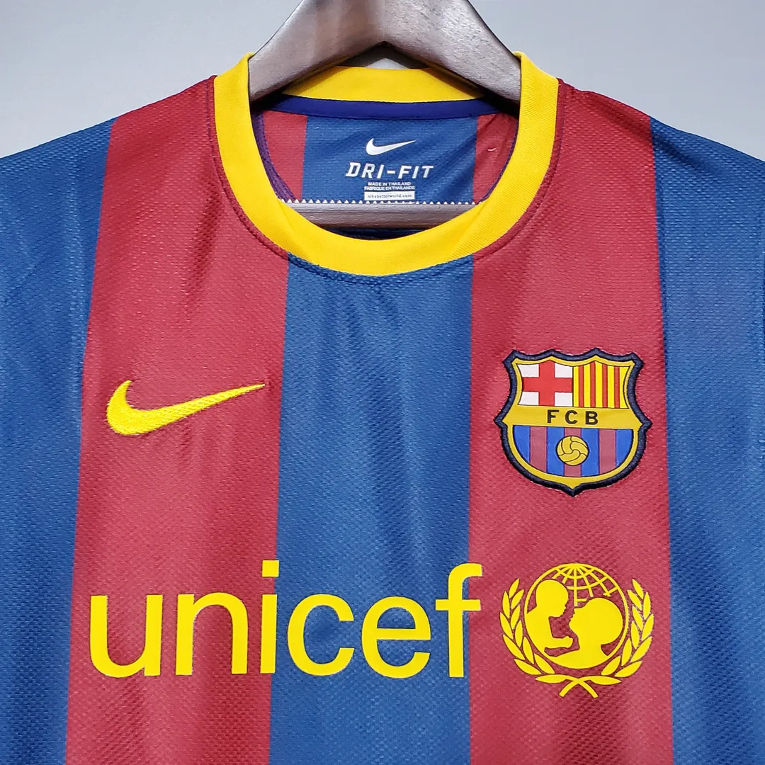 Maillot Retro Barcelone Domicile 2010/11--2