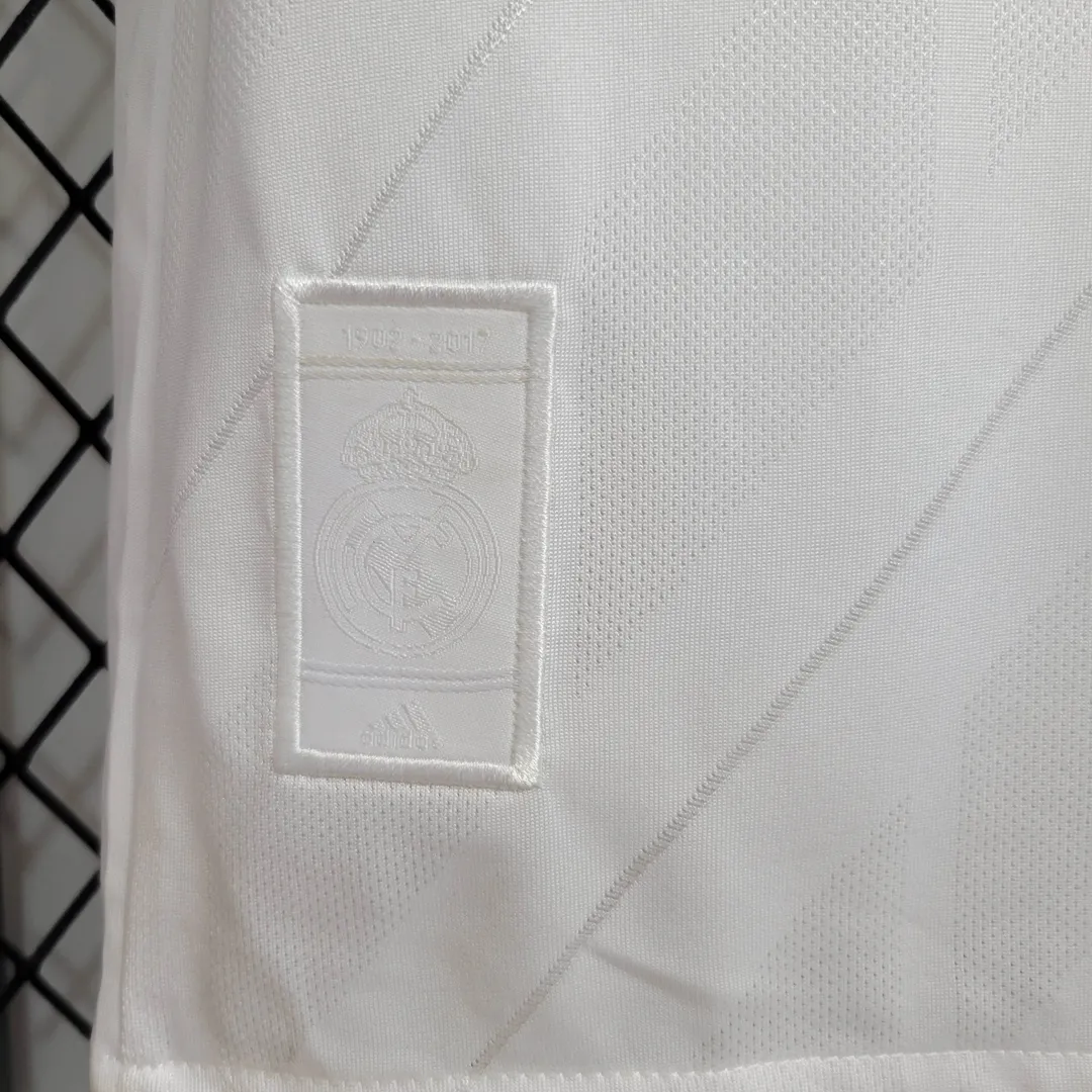Maglia Retro Real Madrid Home 2017/18 Maniche Lunghe--7
