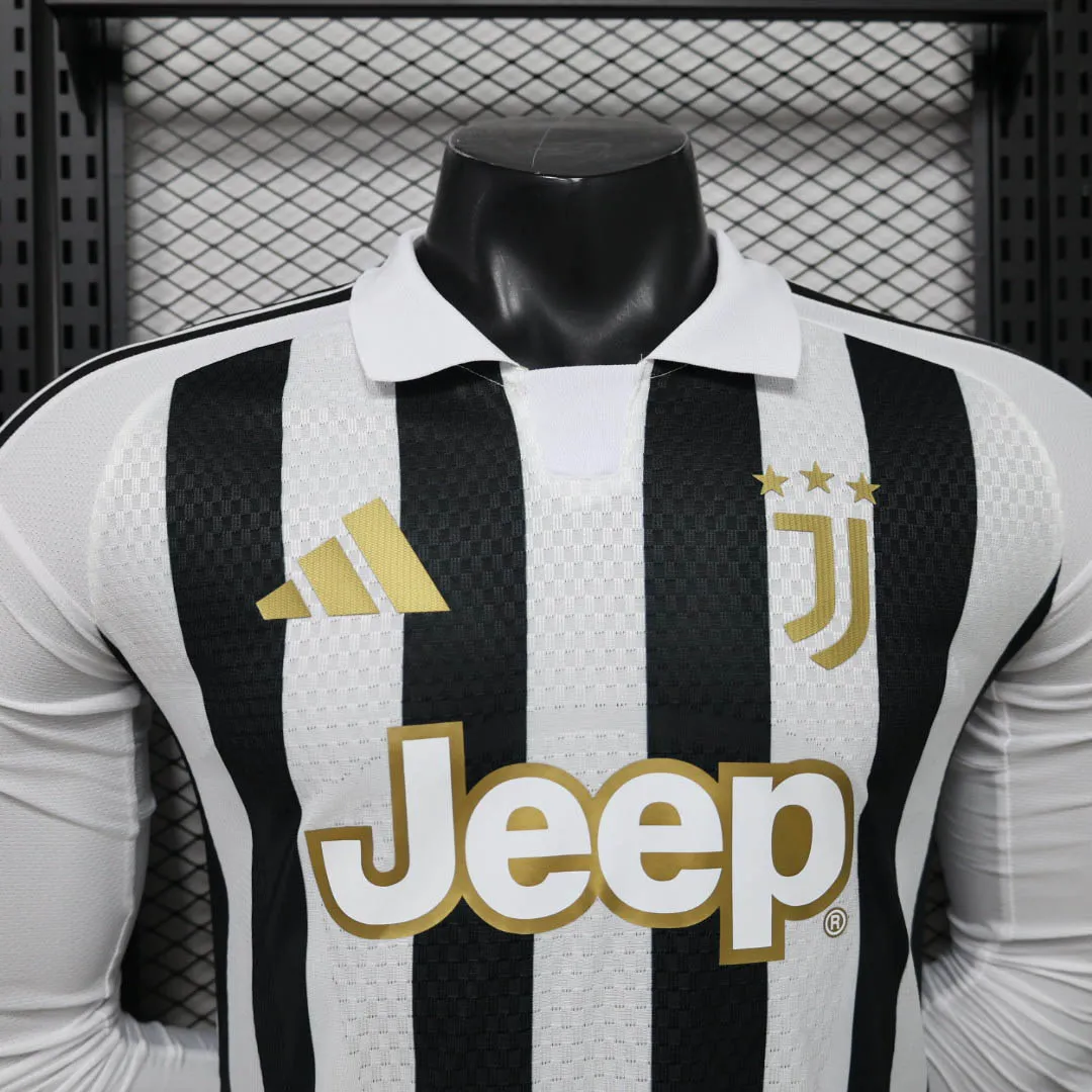 2026/2027 Player Version Long Sleeve Juventus Home Shirt--2