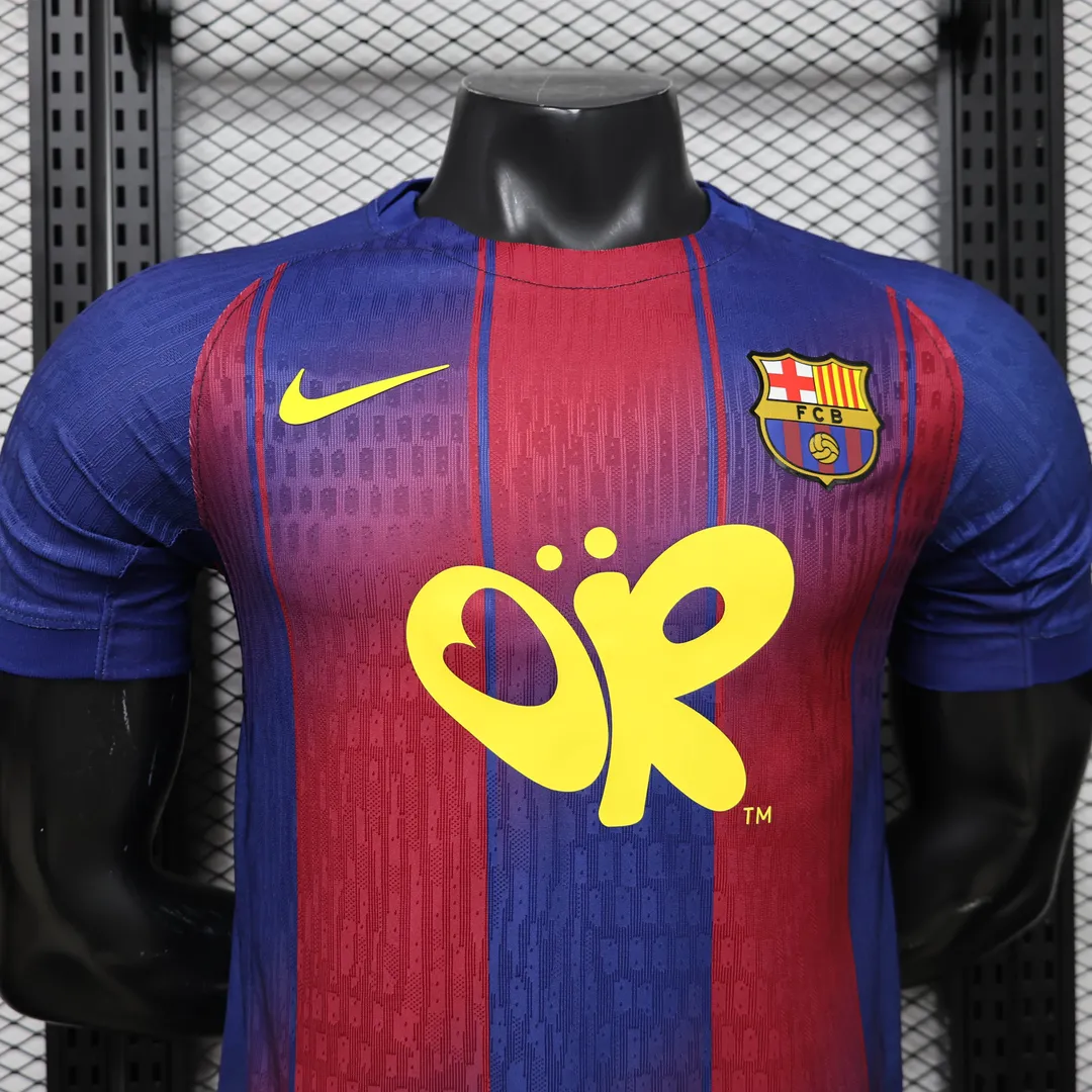 Maillot Barcelone Domicile x Olivia Rodrigo 2025/26 Version Player--2