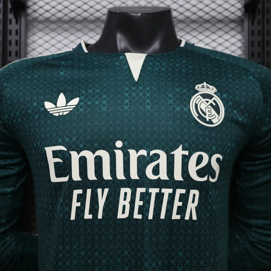 Camiseta Real Madrid Segunda Equipación 2026/27 Versión Jugador Manga Larga--2