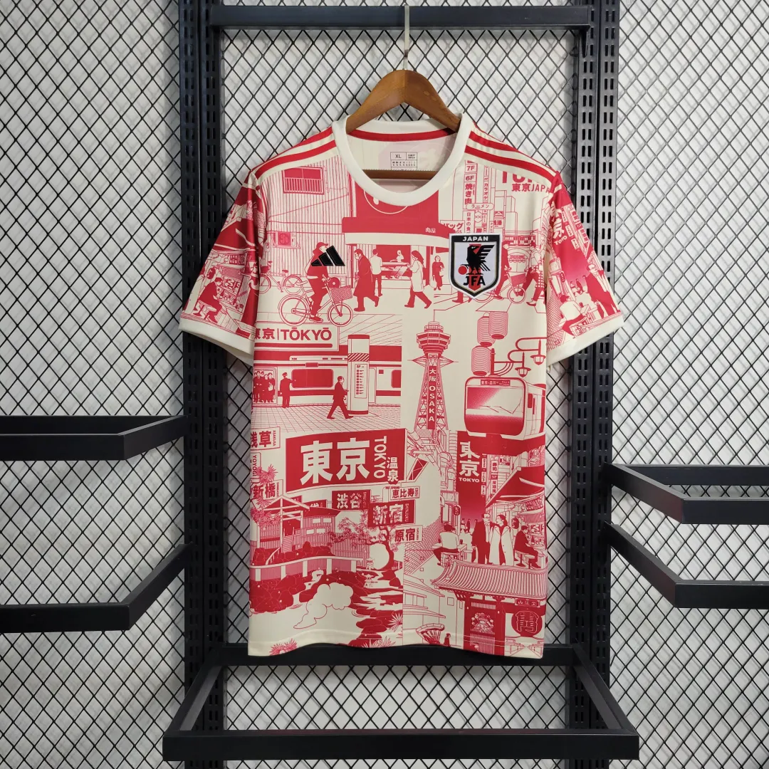 Camisola Japão Edição Especial Tokyo 2023 Vermelha