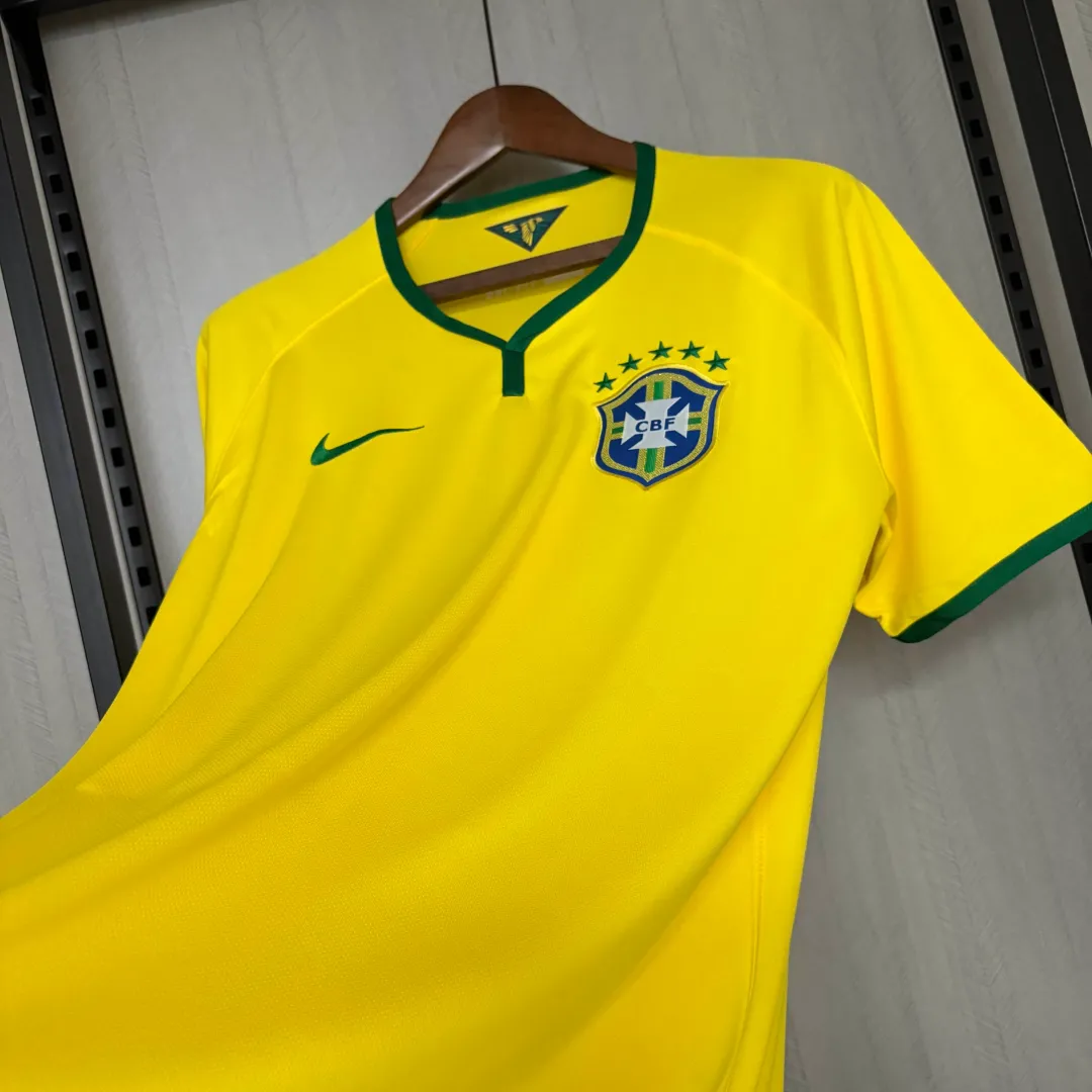 Maglia Retro Brasile Home 2014--7