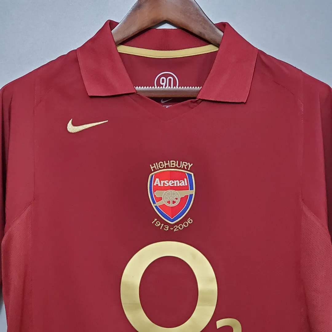 Camiseta Retro Arsenal Primera Equipación 2005/06--2