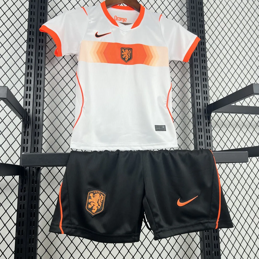 Maillot Kit Enfant Pays-Bas Extérieur 2026--6