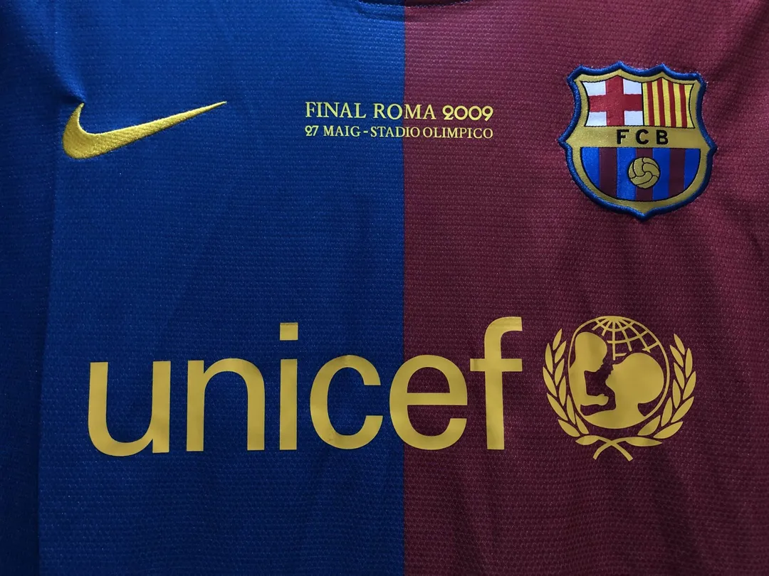 Maglia Retro Barcellona Home 2008/09 Champions League--5