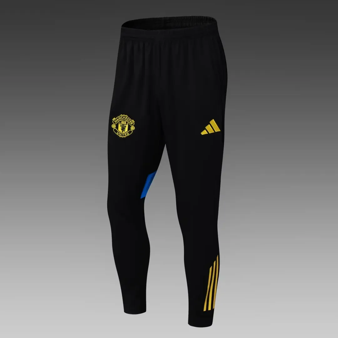 Fato de Treino Manchester United com Meio Fecho 2025/26 Preto--4