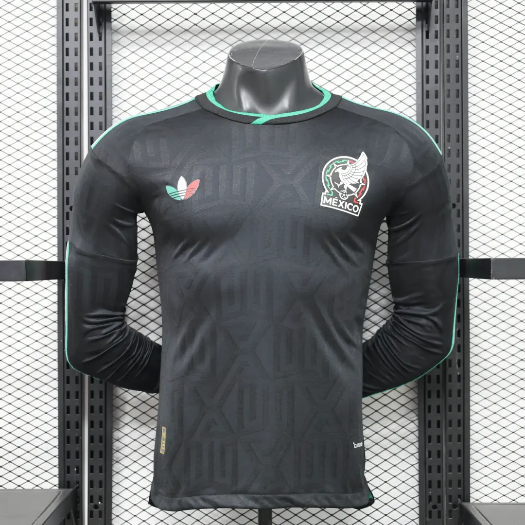 Camiseta México Tercera Equipación 2026 Versión Jugador Manga Larga
