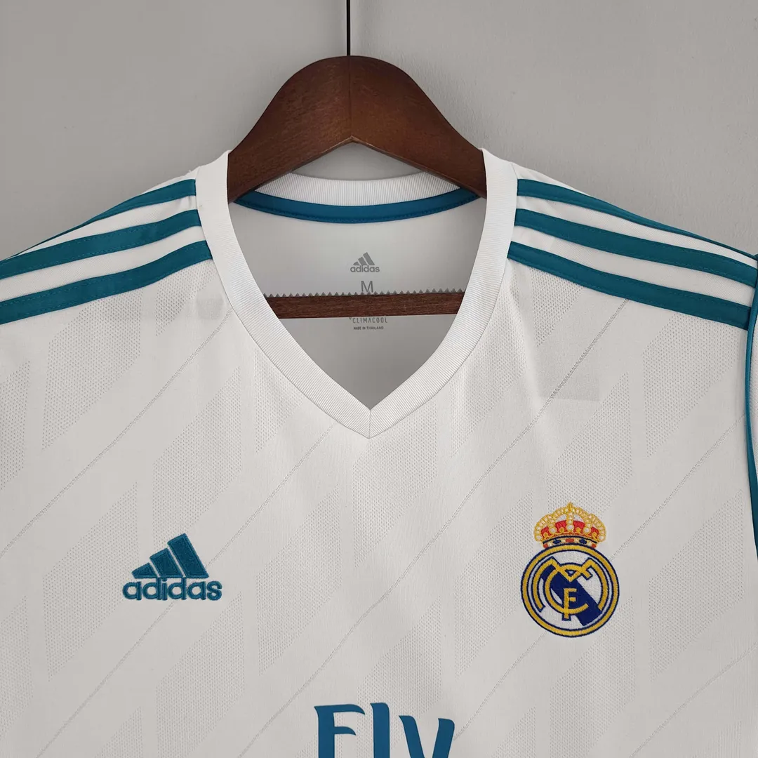Camiseta Retro Real Madrid Primera Equipación 2017/18--2