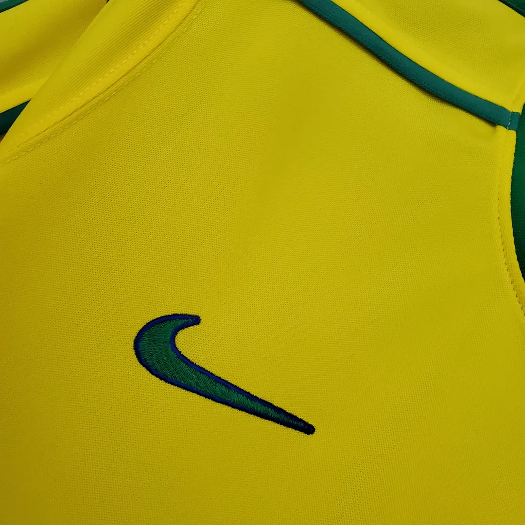 Maillot Retro Brésil Domicile 1998--3