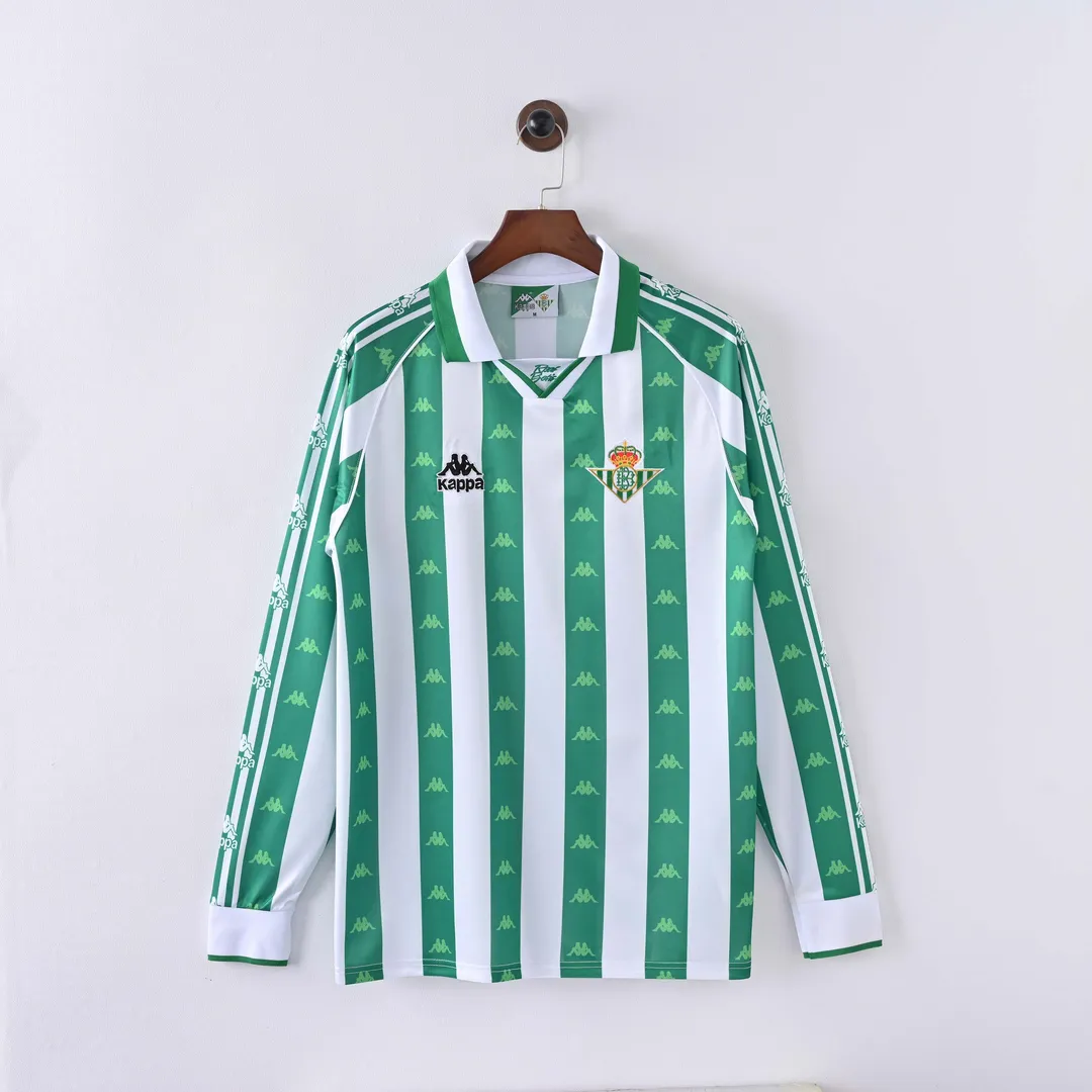 Camiseta Retro Real Betis Primera Equipación 1995/97 Manga Larga