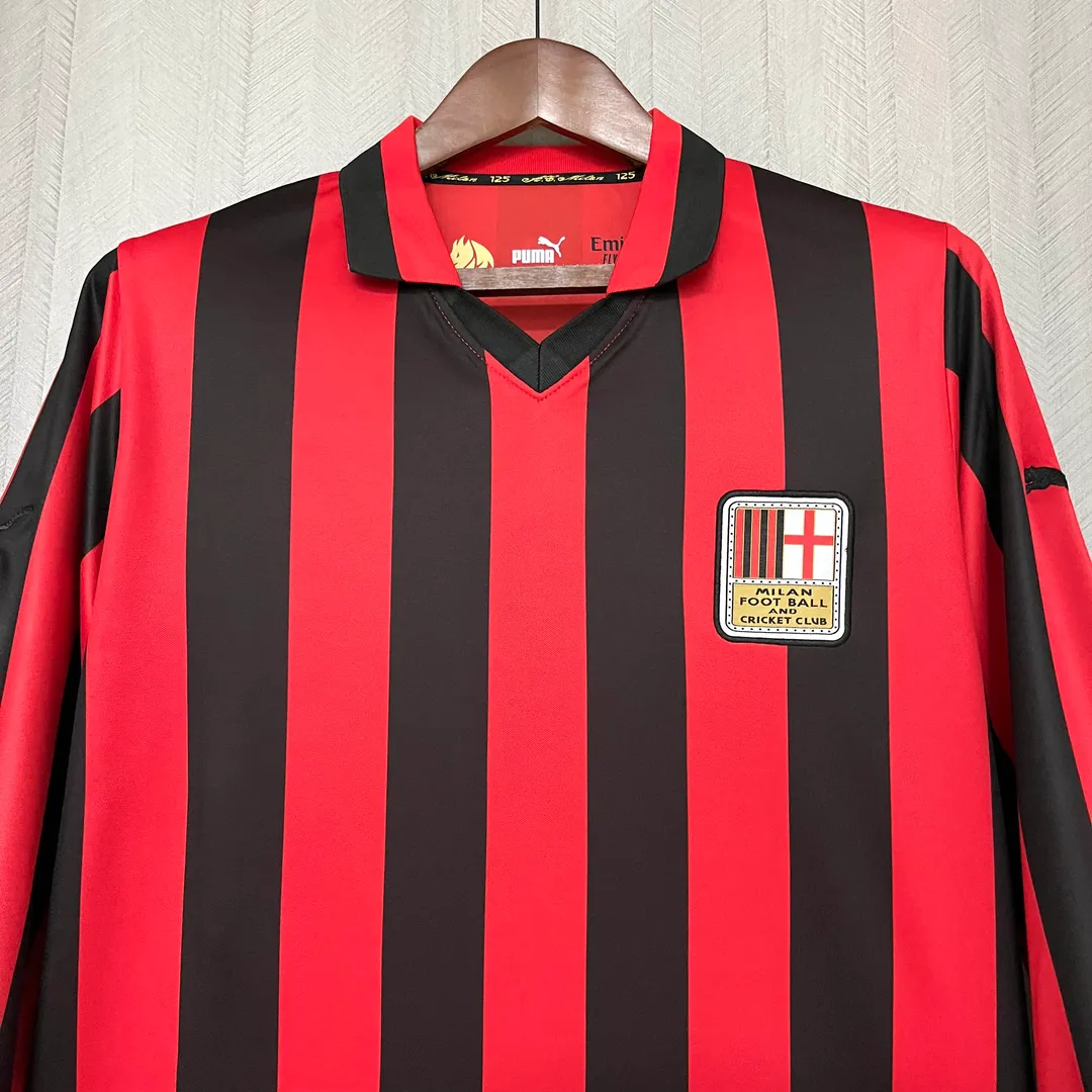 2024/2025 Long Sleeve AC Milan 125th Anniversary Jersey--2