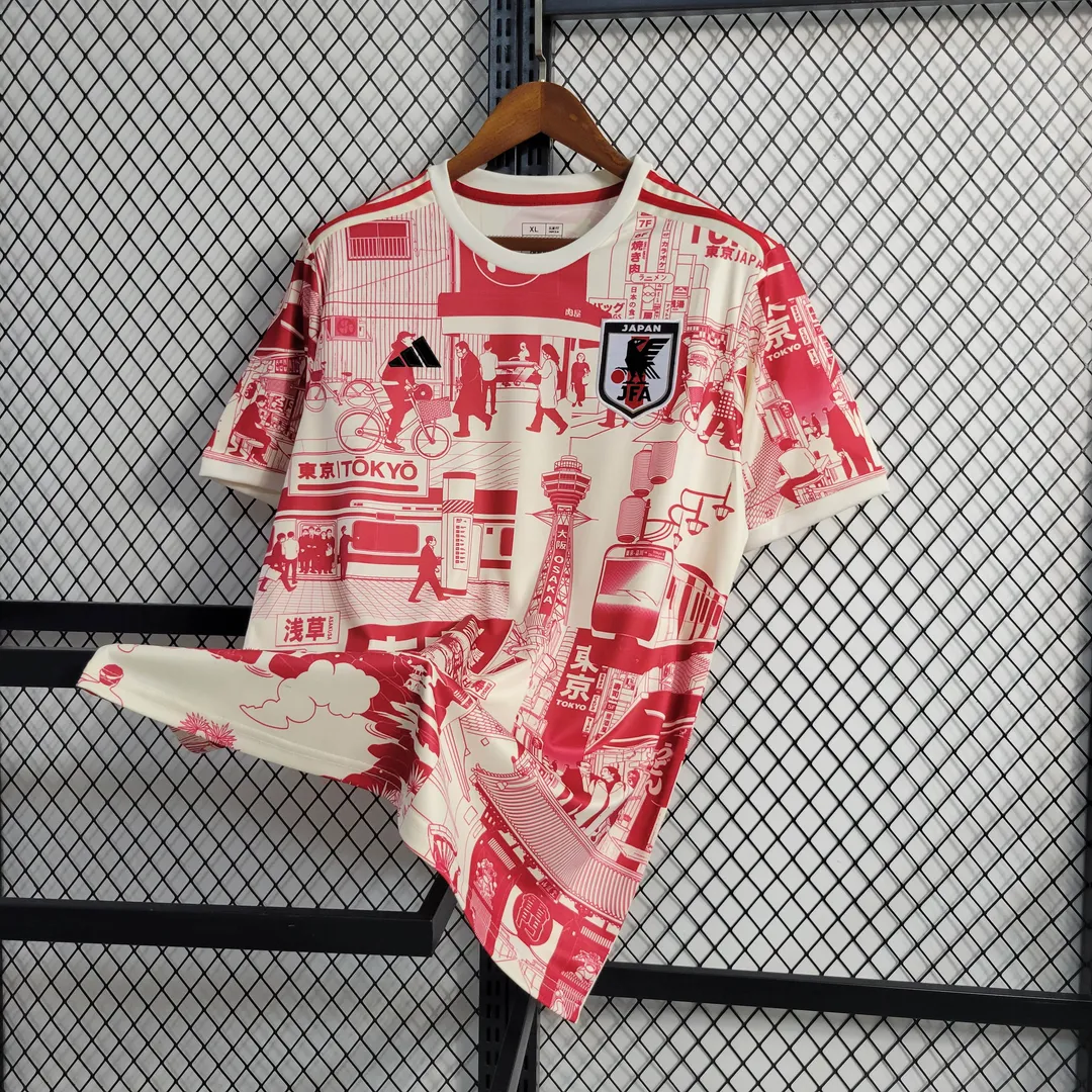 Camisola Japão Edição Especial Tokyo 2023 Vermelha--2