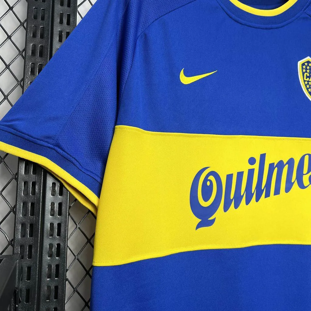 Camiseta Retro Boca Juniors Primera Equipación 2000/01--7