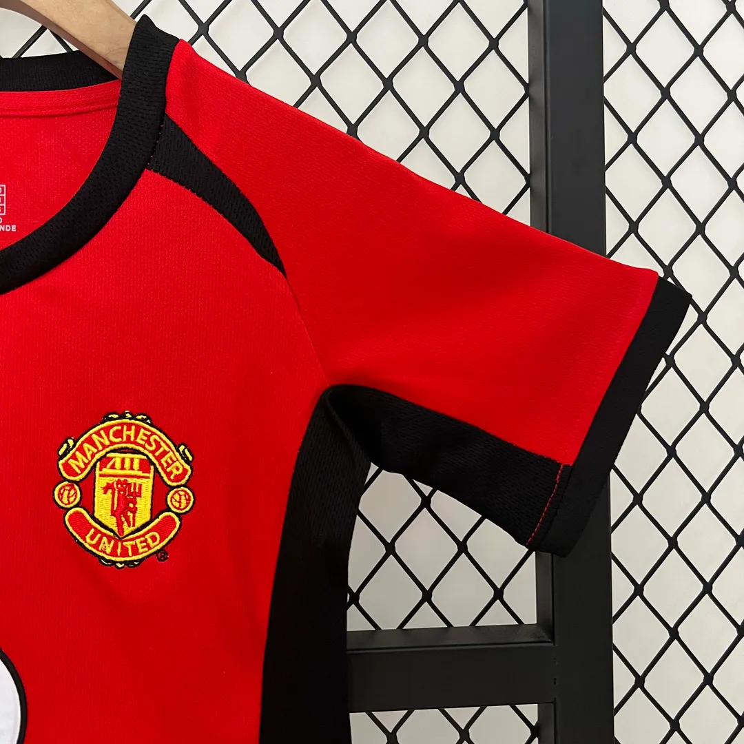 Completino Bambino Retro Manchester United Home 2002/04--4
