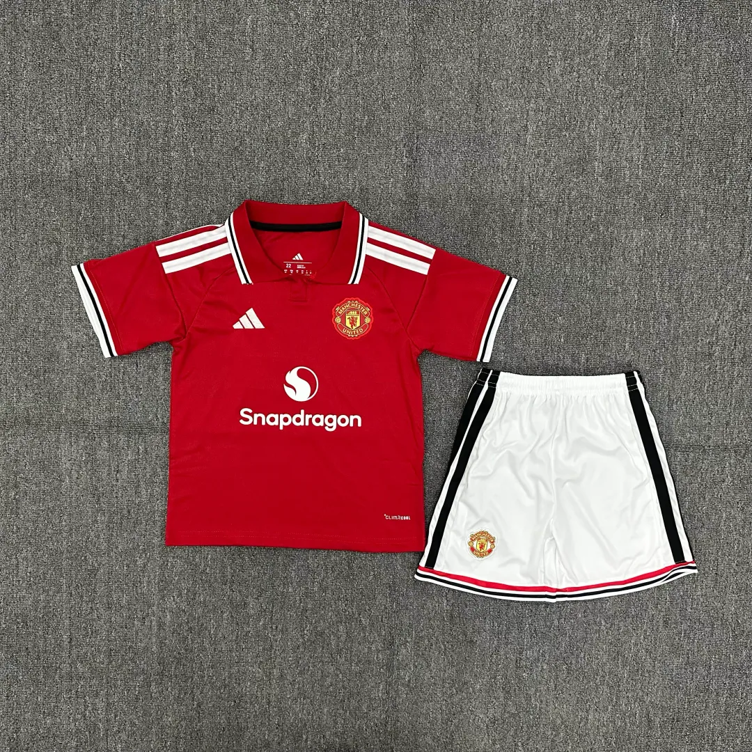 Conjunto Manchester United Principal 2026/27 Criança
