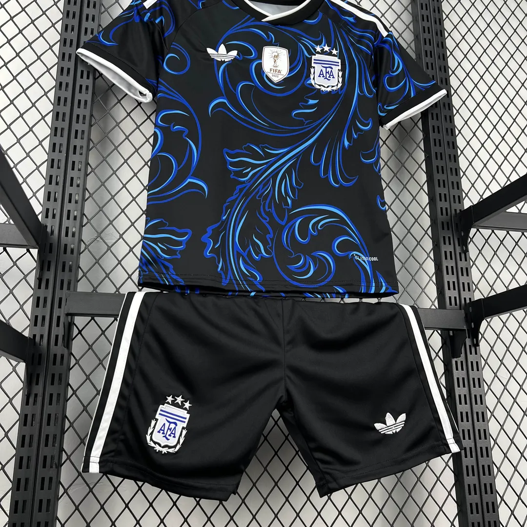 Maillot Kit Enfant Argentine Extérieur 2026--5