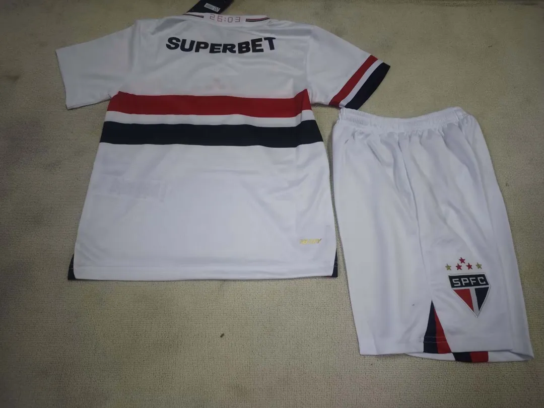 Camiseta São Paulo Primera Equipación 2025/26 Niño--1