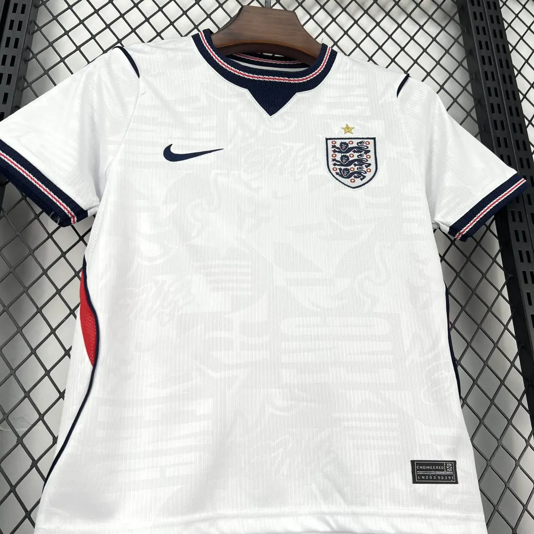 2026 England Home Shirt Kids Size--2