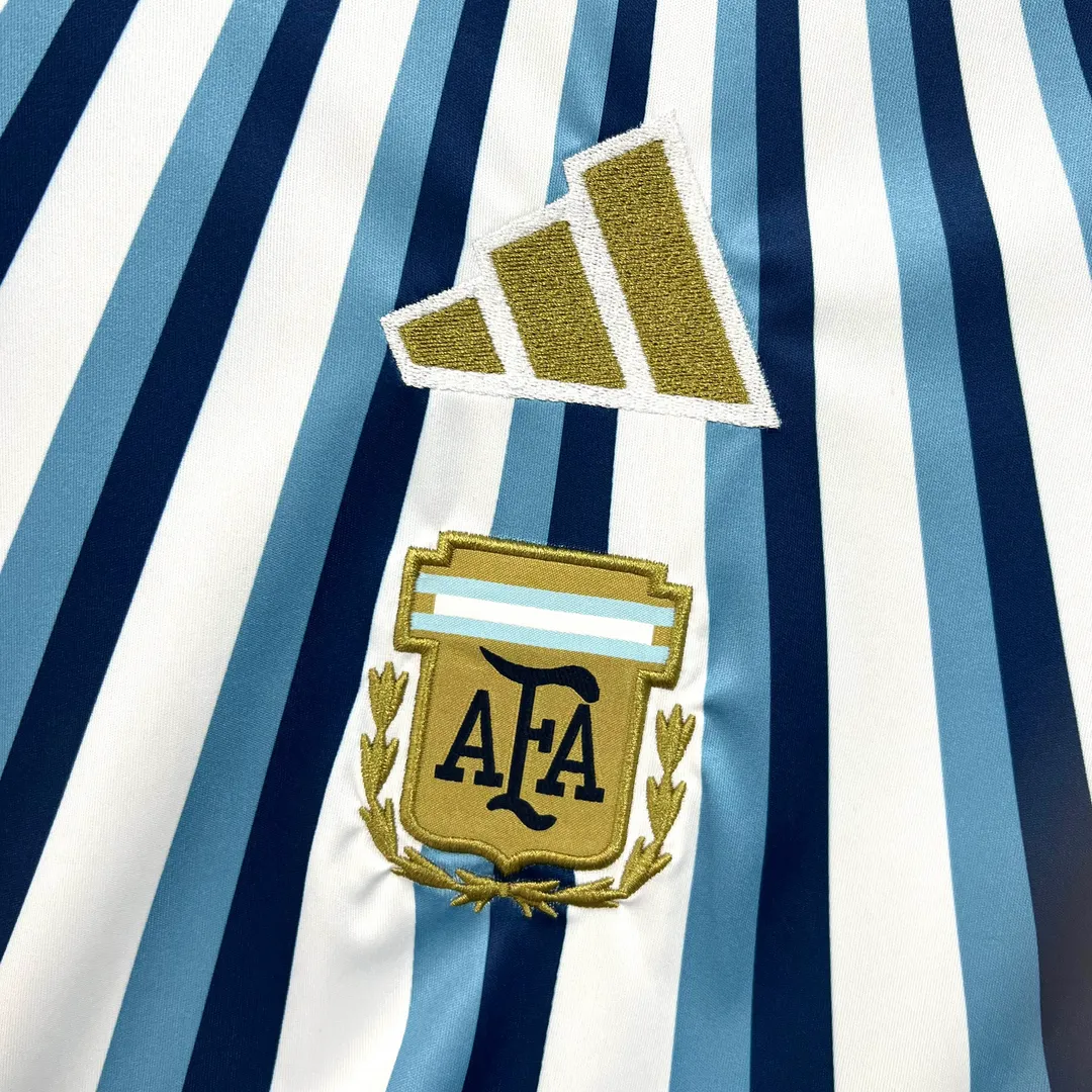 Camiseta Prepartido Argentina 2026 de Rayas--3