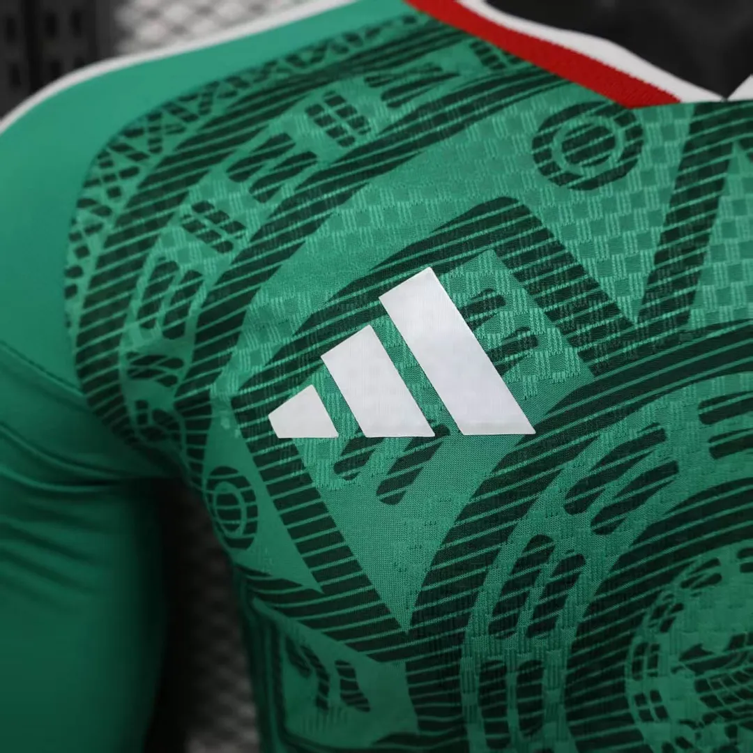 Maillot Mexique Domicile 2026 Version Player Manches Longues--4